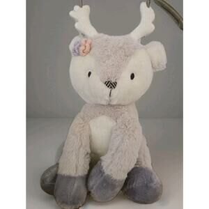Levtex Baby Everly Deer Plush- Woodland Animals Soft Cuddly‎ Gift Nursery